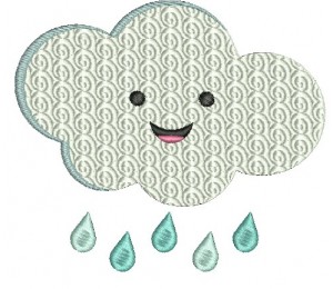 Stickdatei - Happy Spring Schriftzug